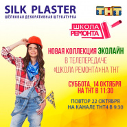Silk Plaster в новом выпуске «Школы ремонта» 14 октября