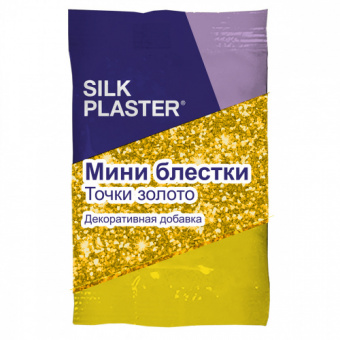 Блестки-мини (декоративная добавка) -золото точки